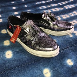 Barcelonetta silver loafer sneakers - 8.5